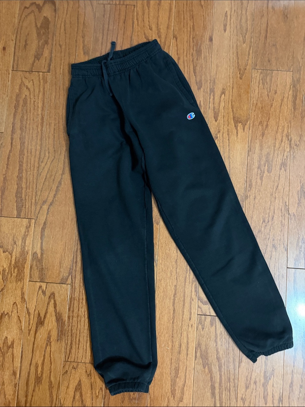Champions Black Fleece Drawstring pull-on Sweatpants - size Small